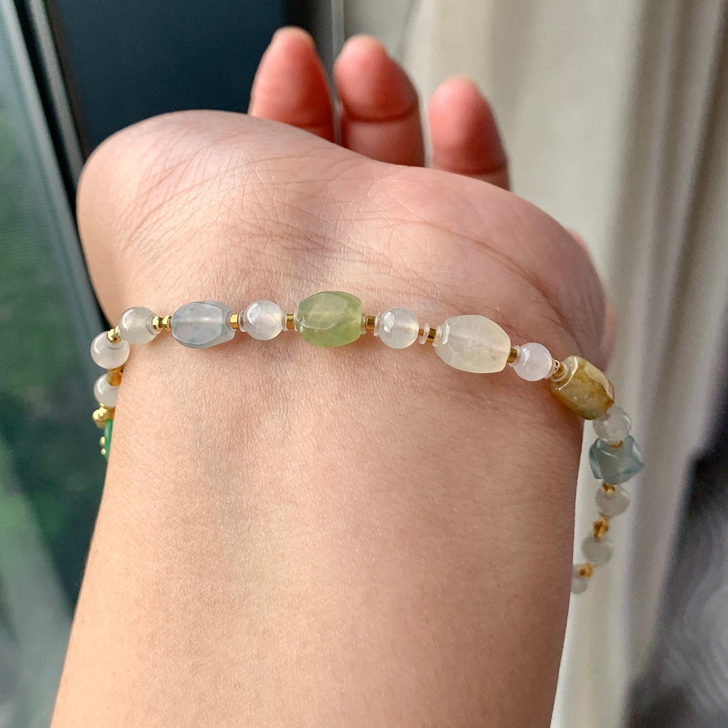 糯冰种多彩手链（yc230958）