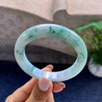 细糯种飘花平安镯（55.5mm）（yc223960）
