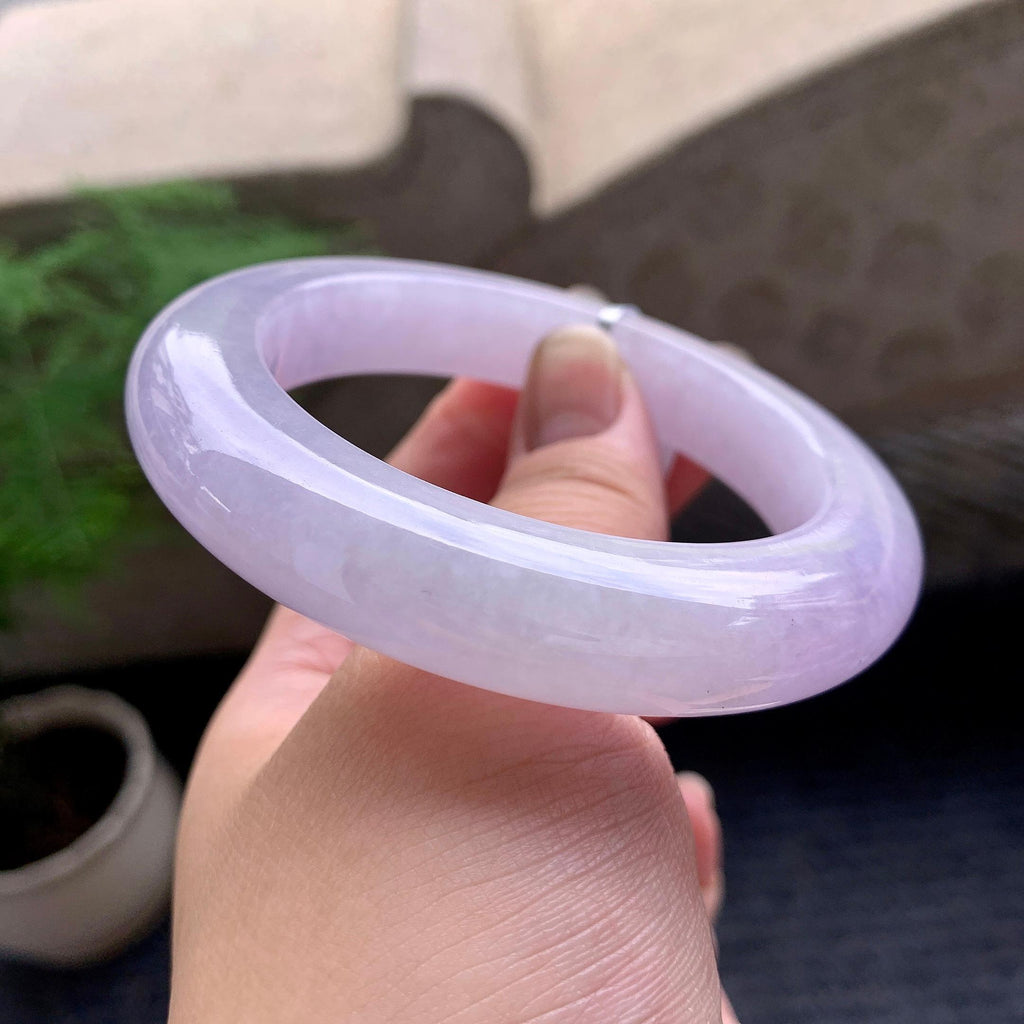 细糯种紫罗兰平安镯（56.7mm）（yc195955）