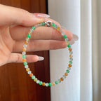 冰种多宝翡翠珠串手串（yc267486）