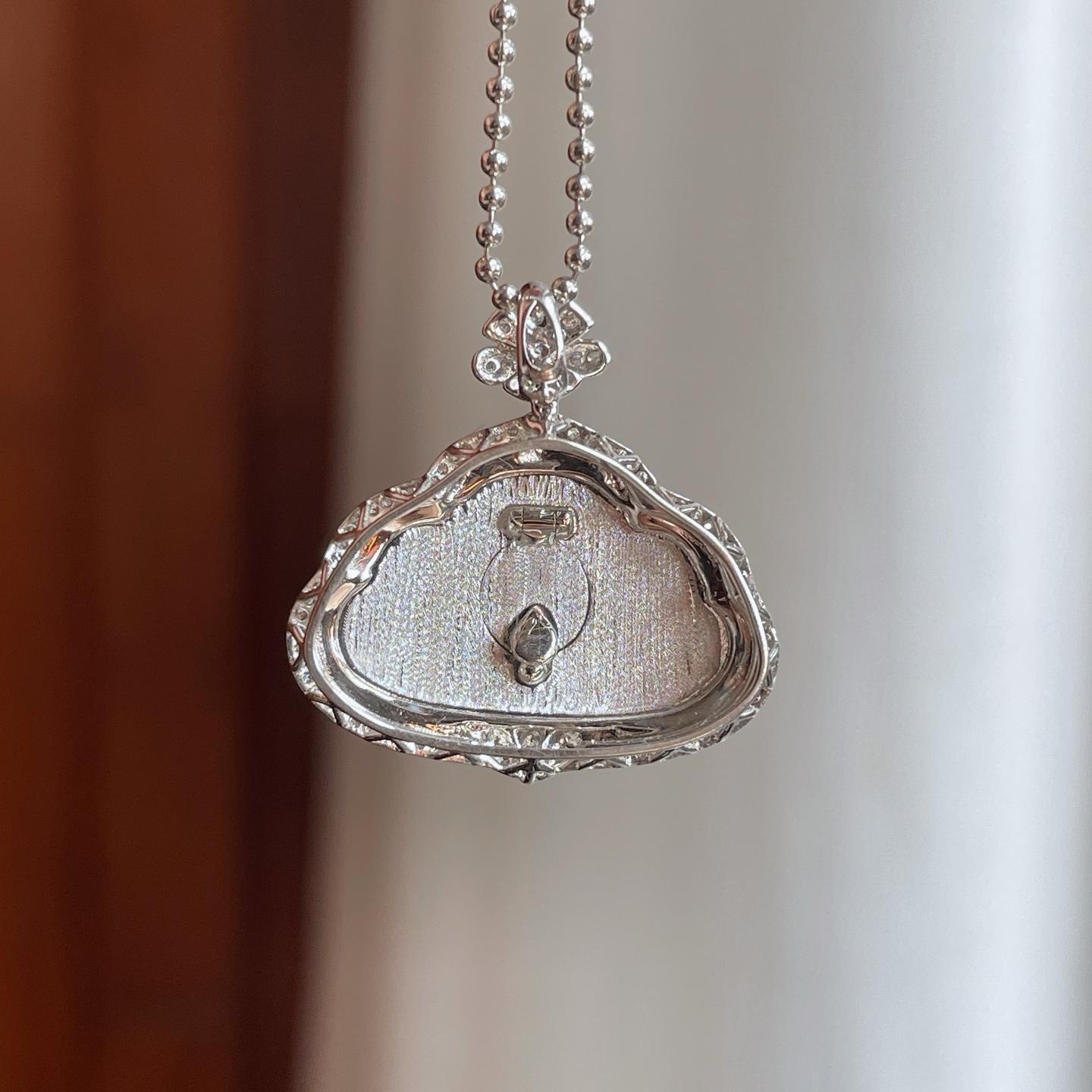 18k金钻镶糯冰满绿翡翠佛公（yc269036）