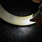糯冰晴水翡翠平安镯（54.7mm)（yc424435）