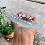 冰种淡晴水圆条手镯（54.9mm）（yc246679）