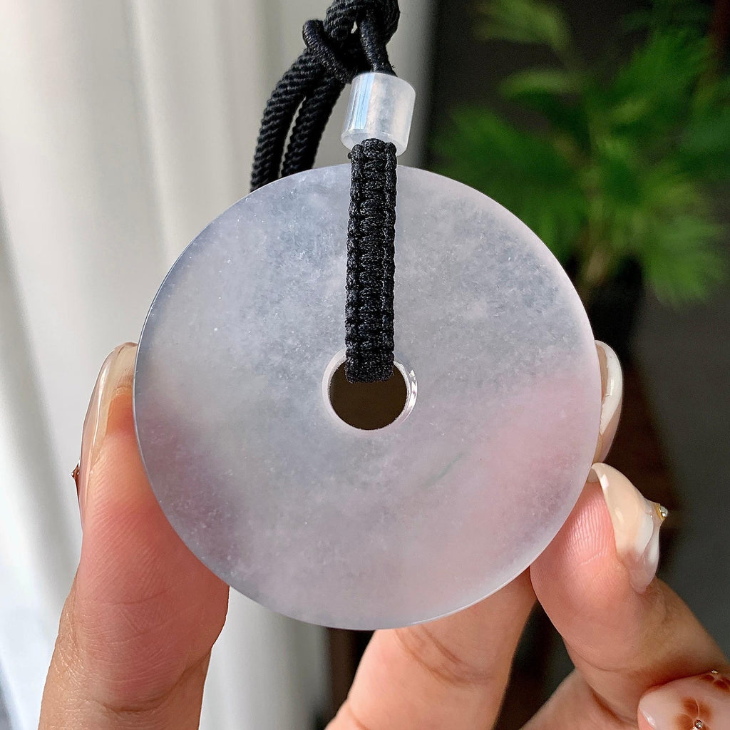 冰种无色平安扣挂件（yc246706）