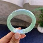 糯种晴底贵妃手镯（55.5mm）（yc223235）