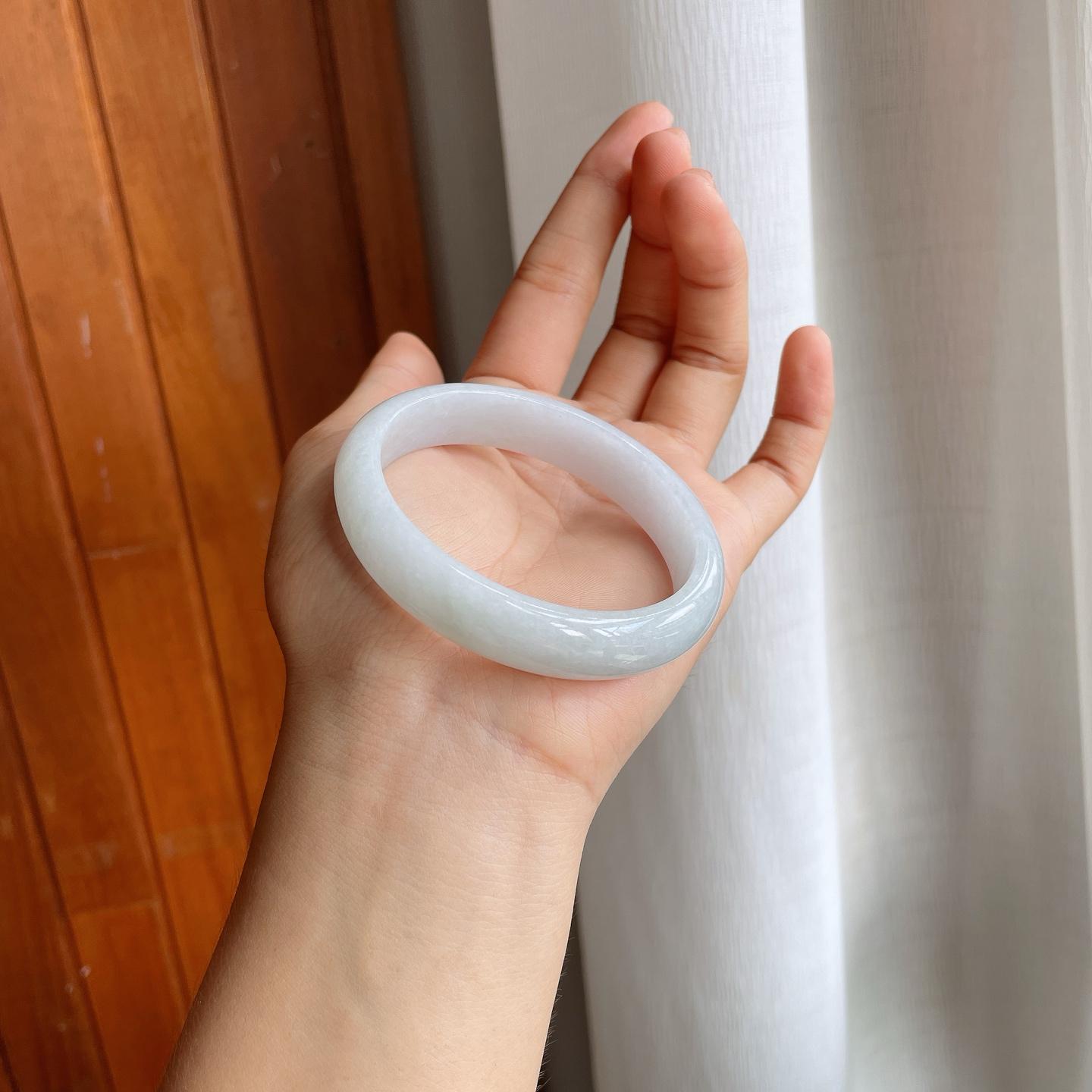 糯冰翡翠贵妃镯（57.5mm）（yc215243）