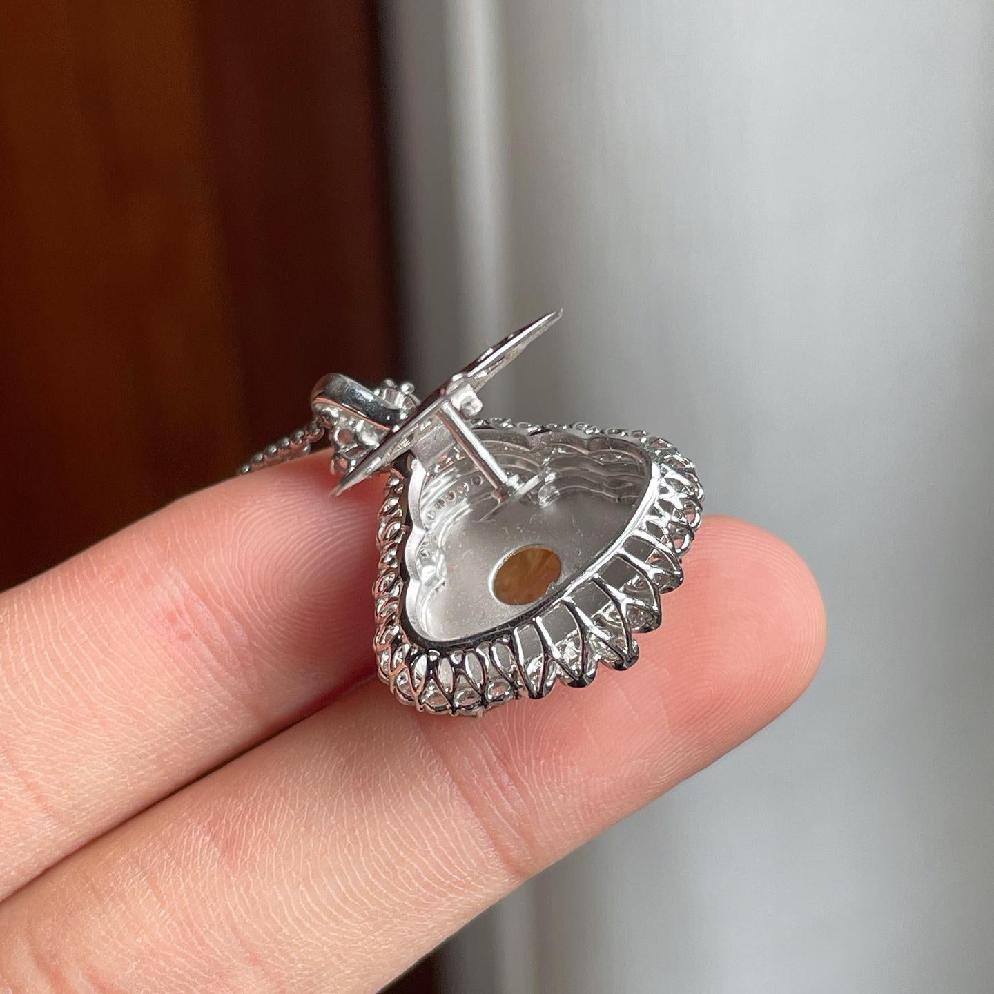 18k金镶冰种黄翡翡翠佛公（yc250559）