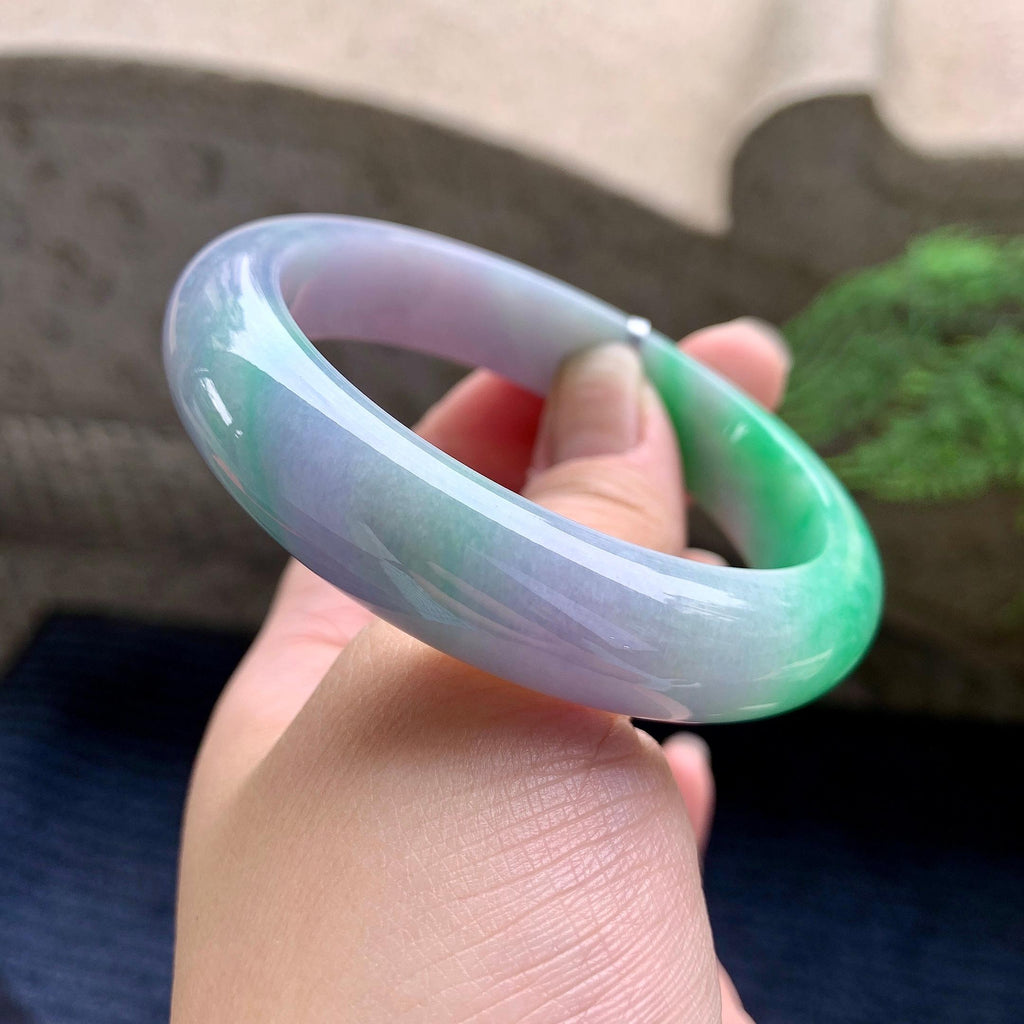 细糯种春彩平安镯（58.2mm）（yc254091）