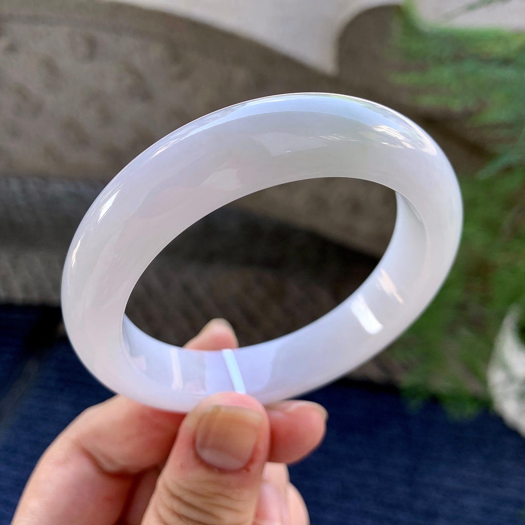 糯种无色平安镯（55mm）（yc249421）