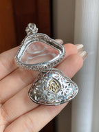 18k金镶冰玻种翡翠佛公（yc233166）