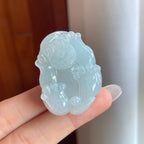糯冰带色翡翠貔貅（yc269027）