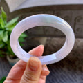 糯种淡紫罗兰平安镯（54.2mm）（yc308747）