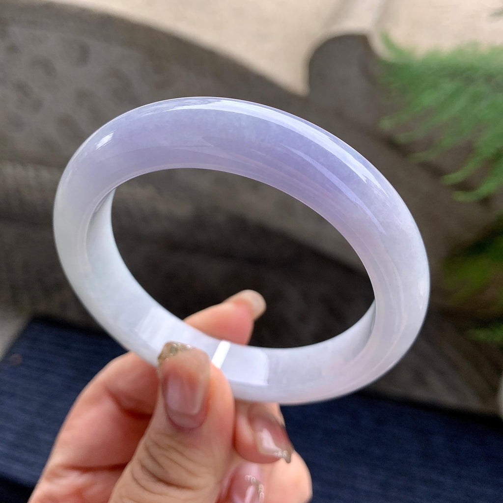 细糯种紫罗兰平安镯（55.8mm）（yc297178）