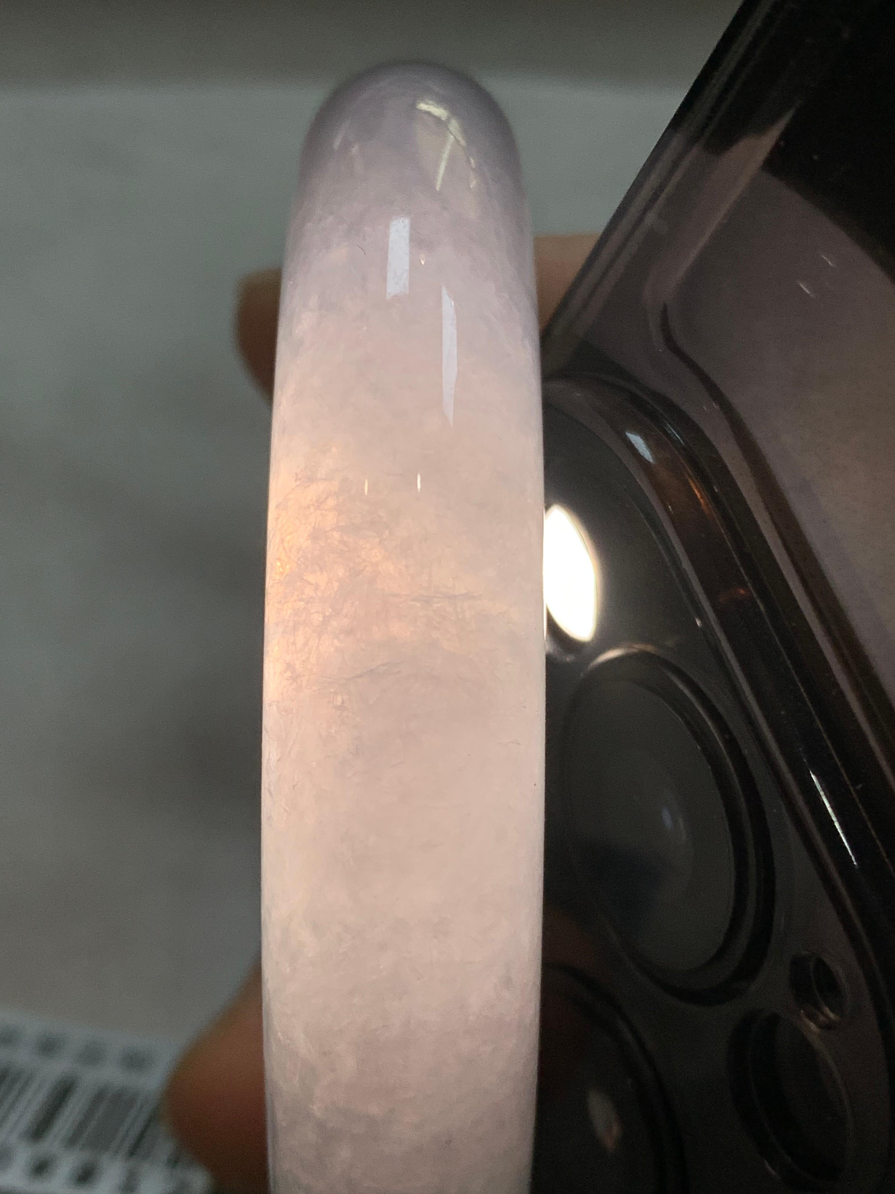 细糯种淡晴底平安镯（55mm）（yc308749）