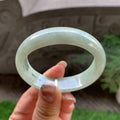 糯种淡晴底宽版贵妃手镯（53mm）（yc293320）