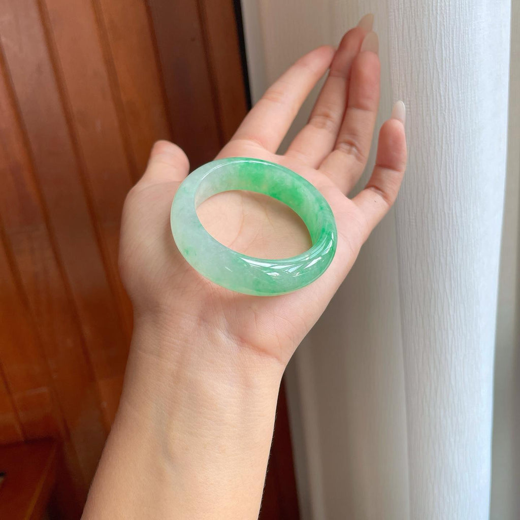 冰种带色贵妃手镯（53.2mm）（yc269022）