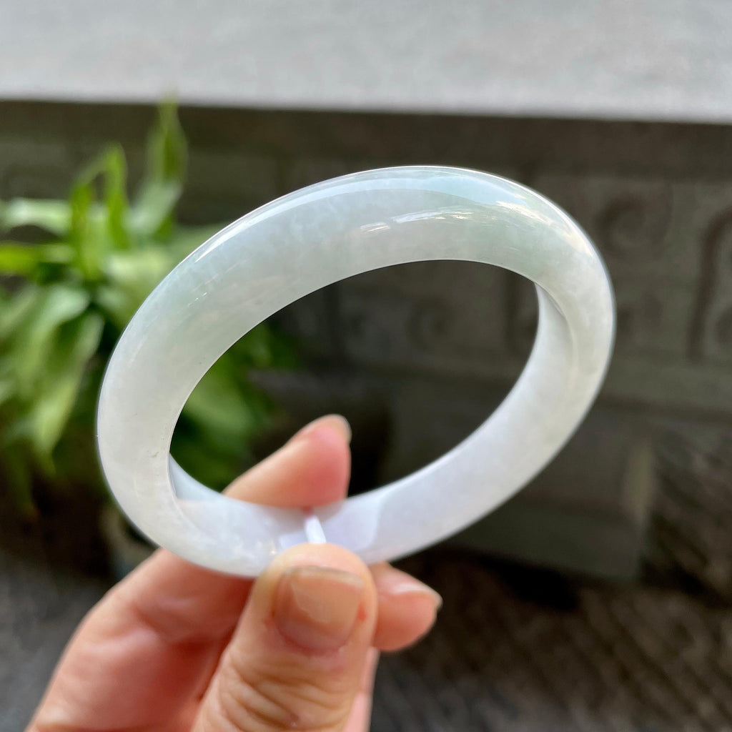 糯种无色平安镯（54mm）（yc310095）