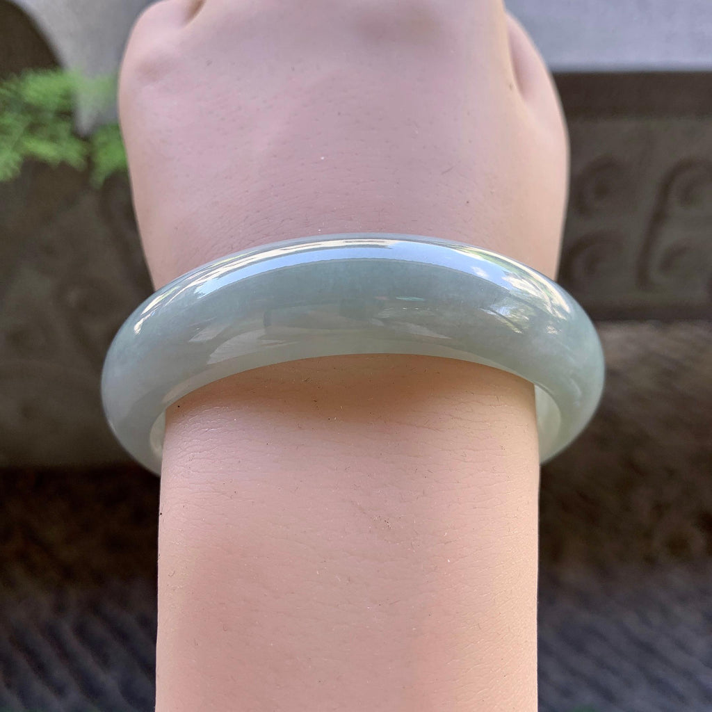 糯种淡晴底宽版轮胎手镯（59.3mm）（yc213144）