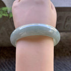 糯种淡晴底宽版轮胎手镯（59.3mm）（yc213144）