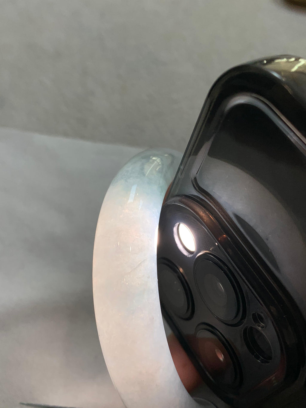 糯冰种淡晴底平安镯（56.4mm）（yc307301）