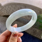 糯种无色宽版轮胎手镯（59.8mm）（yc275318）
