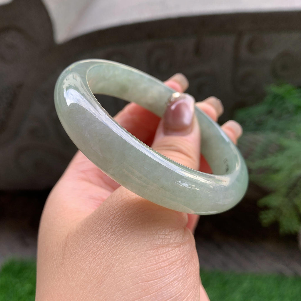 细糯种淡晴底平安镯（56mm）（yc293328）