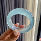 冰种蓝水贵妃手镯（50.8mm）（yc277892）