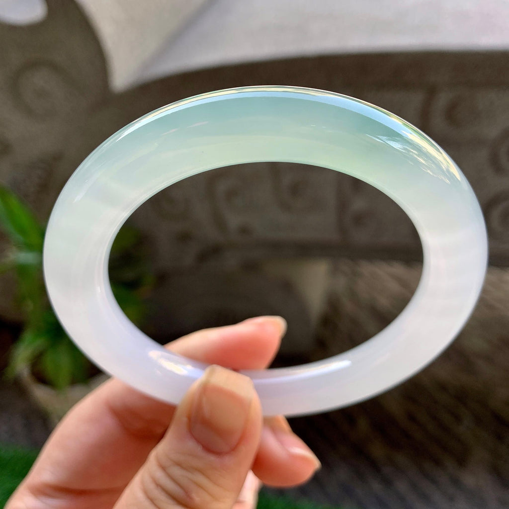 冰种晴水圆条手镯（59mm）（yc308174）