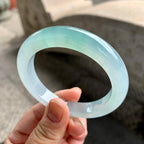 糯冰种晴水平安镯（54.5mm）（yc261145）