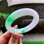 糯冰种春彩平安镯（58mm）（yc253789）