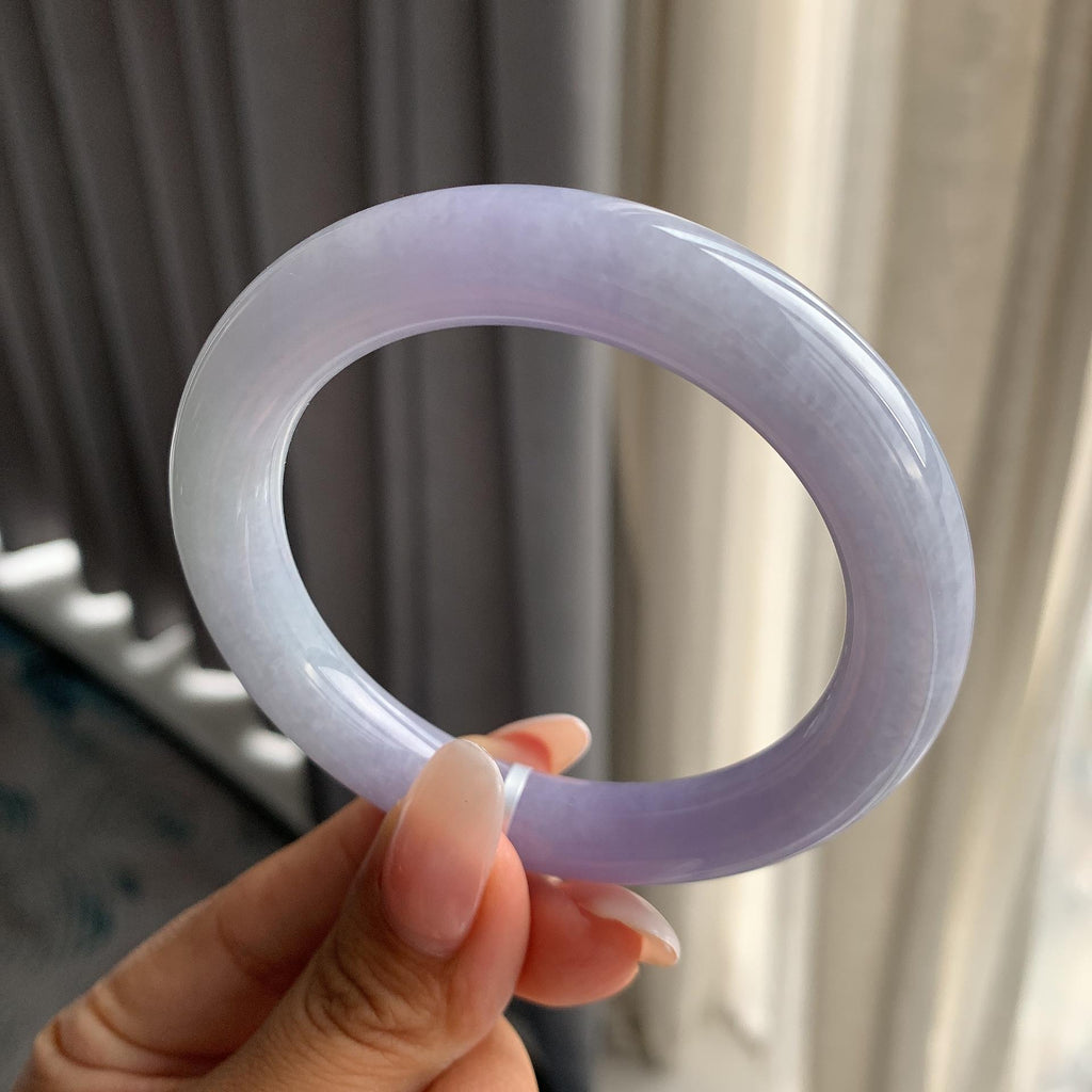 糯种紫罗兰圆条手镯（55.3mm）（yc196485）