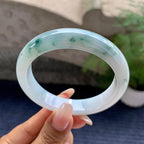 细糯种飘花平安镯（56.3mm）（yc200971）