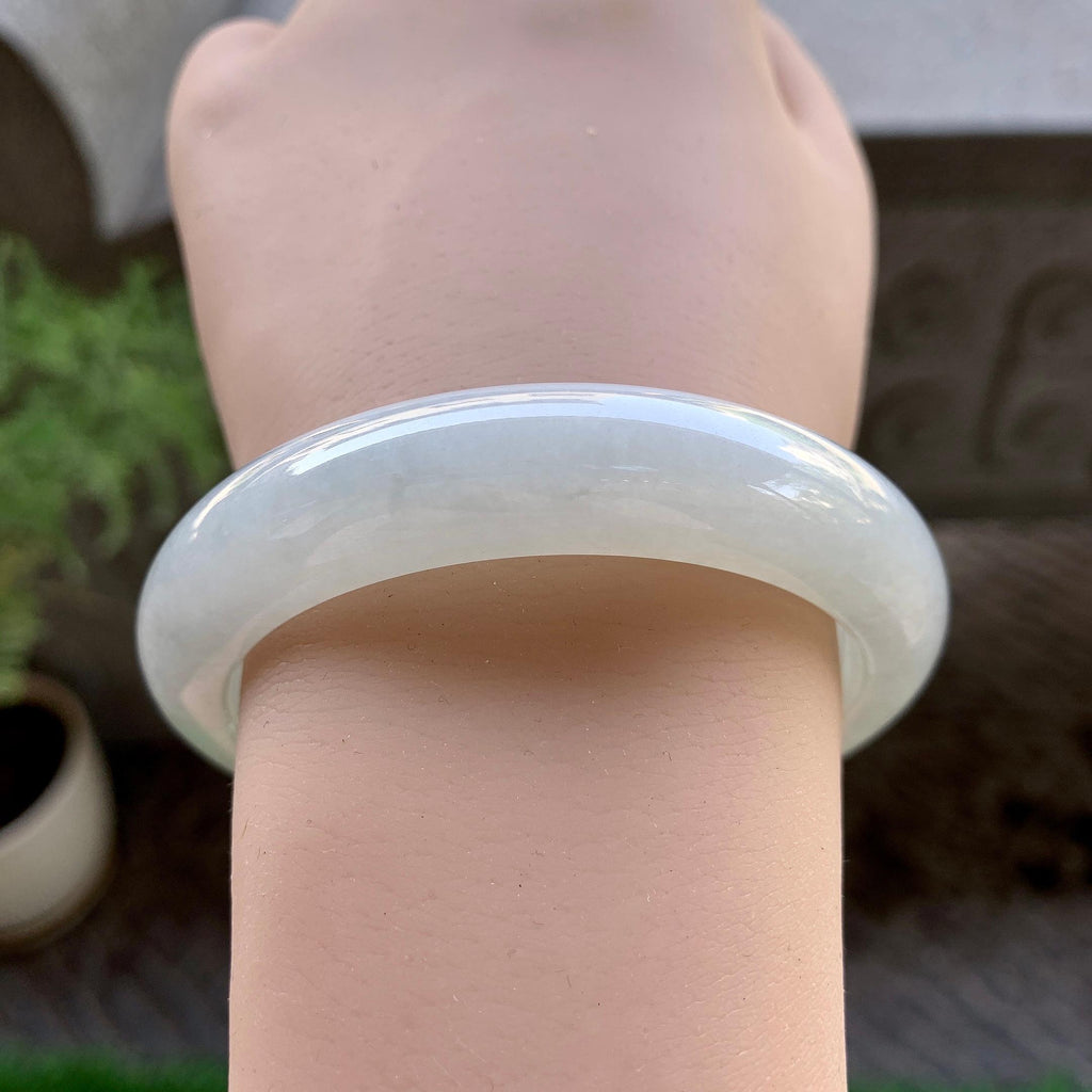 细糯种无色平安镯（56mm）（yc240752）