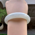 细糯种无色平安镯（56mm）（yc240752）