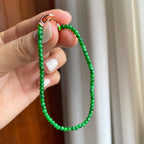糯种满绿小米珠珠串手链（yc247645）