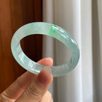 冰种金丝翠翡翠贵妃镯（54.5mm）（yc318654）