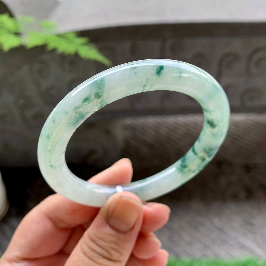 细糯种飘花圆条手镯（54.4mm）（yc248144）