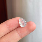 裸石冰玻种翡翠豆子（yc249141）