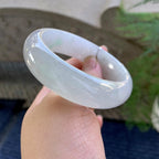 糯冰种无色宽版轮胎手镯（57mm）（yc249390）