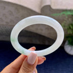 细糯种飘花圆条手镯（54mm）（yc223955）