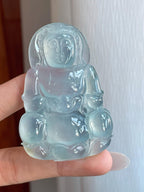 冰种淡晴底翡翠观音（yc266492）