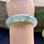 糯冰种飘花平安镯（55mm）（yc264529）