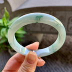 细糯种飘花平安镯（57mm）（yc308748）