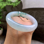 细糯种飘花平安镯（54.2mm）（yc203693）
