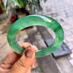冰种晴底飘花圆条手镯（54.3mm）（yc292673）