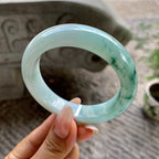 细糯种飘花平安镯（55mm）（yc202356）