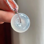 冰种无色翡翠平安扣（yc257281）