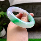 糯冰种春彩平安镯（58mm）（yc253789）