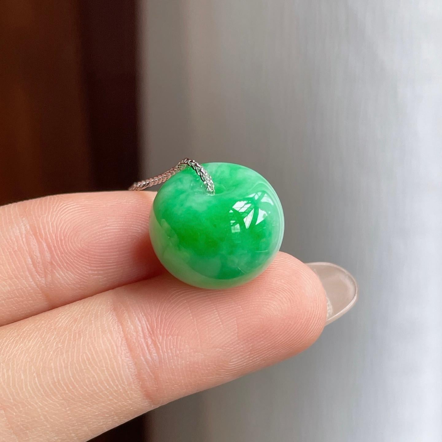 糯冰带色翡翠路路通（yc240432）