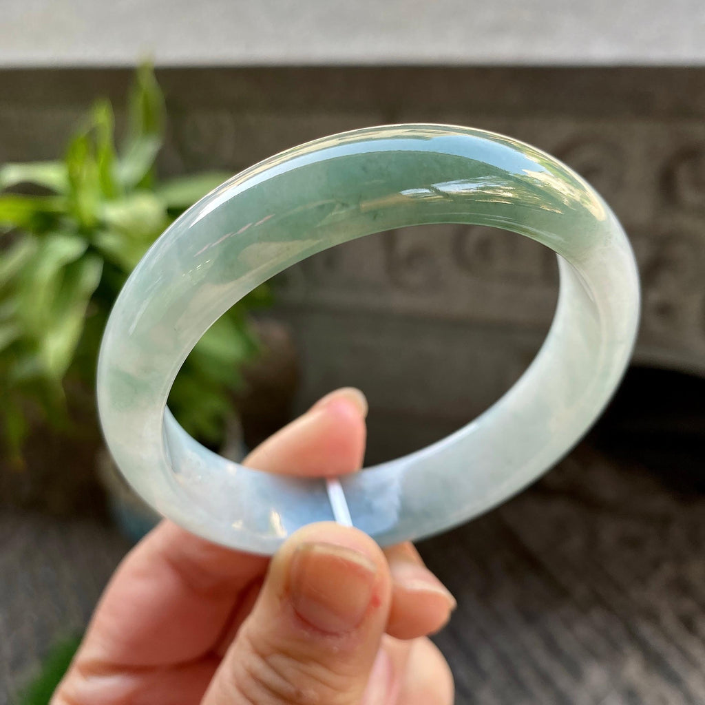 细糯种半山水平安镯（57mm）（yc311026）